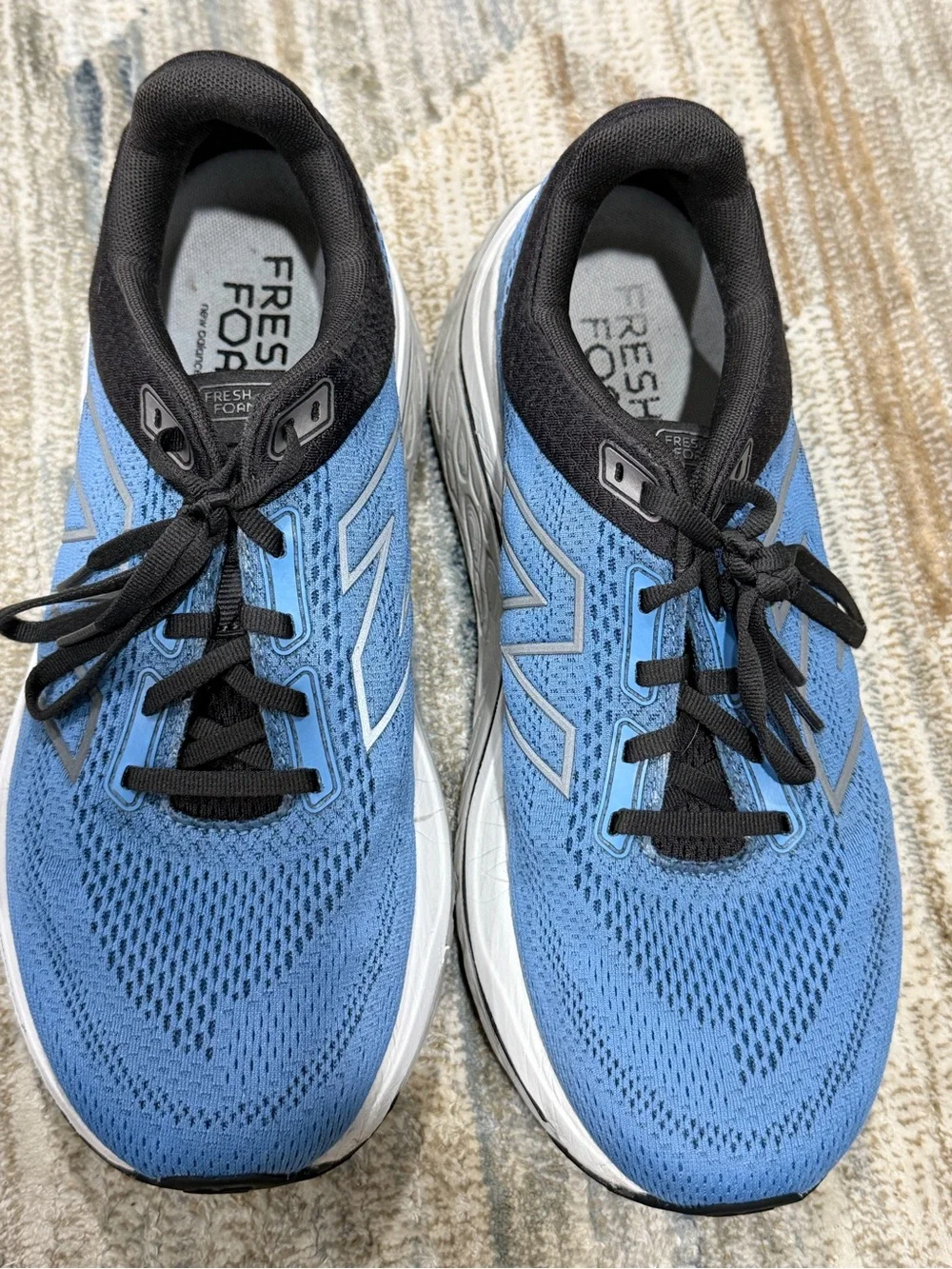 New Balance Men’s Blue and Black Fresh Foam Running Shoes